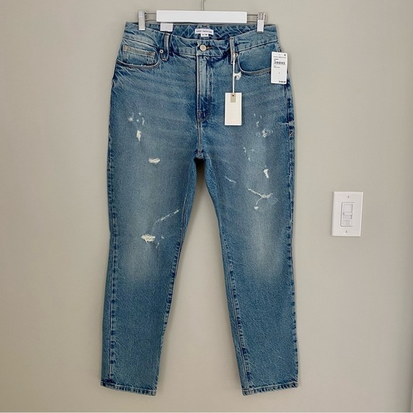 NWT GOOD AMERICAN Good Classic Stretch Jeans size 6 / 28 - Picture 5 of 15